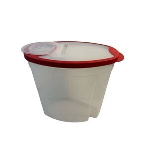Rubbermaid 1.5 gal cereal container red top